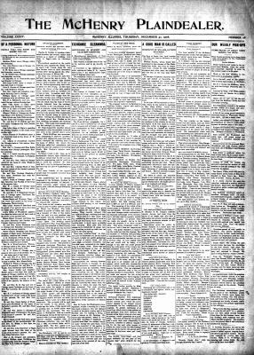 McHenry Plaindealer (McHenry, IL), 31 Dec 1908