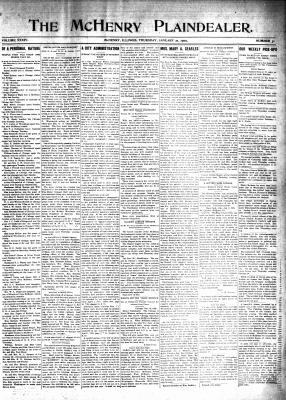 McHenry Plaindealer (McHenry, IL), 21 Jan 1909