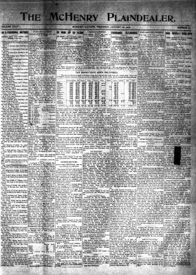 McHenry Plaindealer (McHenry, IL), 28 Jan 1909