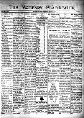 McHenry Plaindealer (McHenry, IL), 4 Mar 1909