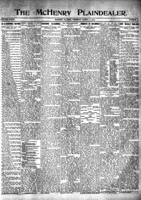 McHenry Plaindealer (McHenry, IL), 11 Mar 1909