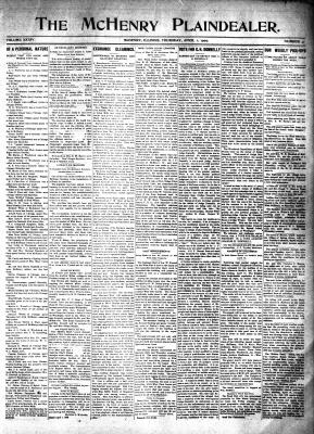 McHenry Plaindealer (McHenry, IL), 1 Apr 1909