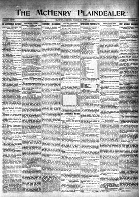 McHenry Plaindealer (McHenry, IL), 29 Apr 1909