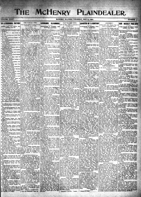 McHenry Plaindealer (McHenry, IL), 13 May 1909