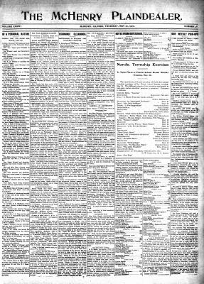 McHenry Plaindealer (McHenry, IL), 20 May 1909