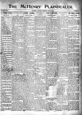 McHenry Plaindealer (McHenry, IL), 8 Jul 1909