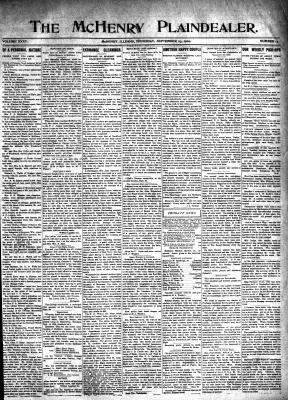 McHenry Plaindealer (McHenry, IL), 23 Sep 1909