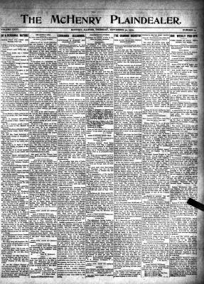 McHenry Plaindealer (McHenry, IL), 30 Sep 1909