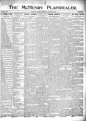 McHenry Plaindealer (McHenry, IL), 28 Oct 1909