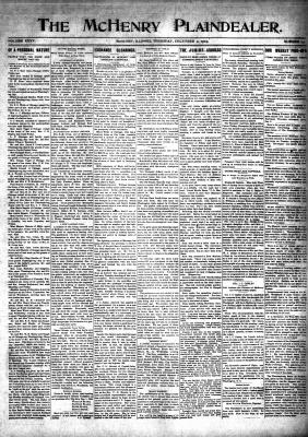 McHenry Plaindealer (McHenry, IL), 2 Dec 1909