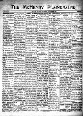 McHenry Plaindealer (McHenry, IL), 9 Dec 1909