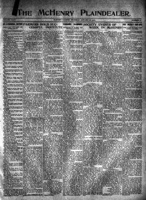 McHenry Plaindealer (McHenry, IL), 20 Jan 1910