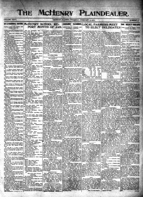 McHenry Plaindealer (McHenry, IL), 3 Feb 1910