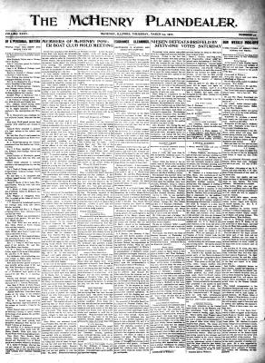 McHenry Plaindealer (McHenry, IL), 24 Mar 1910