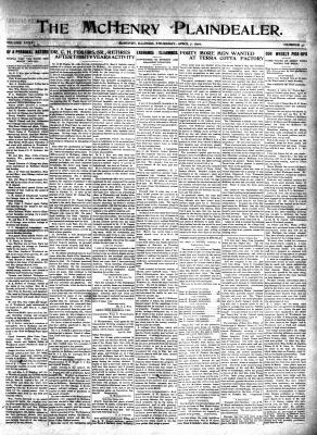 McHenry Plaindealer (McHenry, IL), 7 Apr 1910