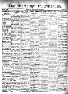 McHenry Plaindealer (McHenry, IL), 9 Jun 1910