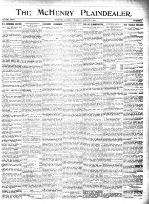 McHenry Plaindealer (McHenry, IL), 4 Aug 1910