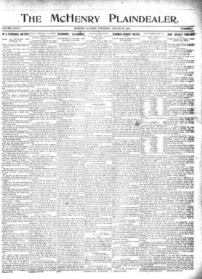 McHenry Plaindealer (McHenry, IL), 18 Aug 1910