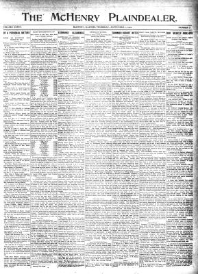 McHenry Plaindealer (McHenry, IL), 1 Sep 1910