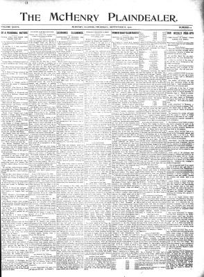 McHenry Plaindealer (McHenry, IL), 8 Sep 1910