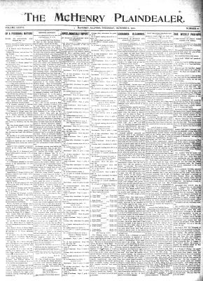 McHenry Plaindealer (McHenry, IL), 6 Oct 1910