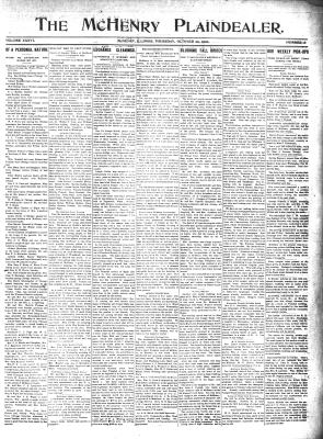 McHenry Plaindealer (McHenry, IL), 20 Oct 1910