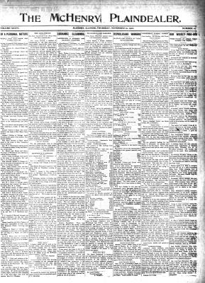 McHenry Plaindealer (McHenry, IL), 10 Nov 1910