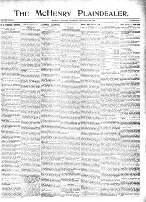 McHenry Plaindealer (McHenry, IL), 24 Nov 1910