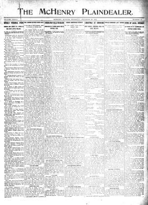 McHenry Plaindealer (McHenry, IL), 22 Dec 1910