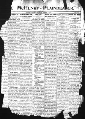 McHenry Plaindealer (McHenry, IL), 5 Jan 1911