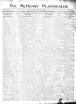 McHenry Plaindealer (McHenry, IL), 12 Jan 1911