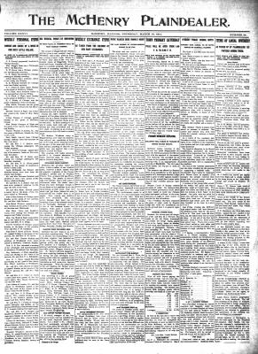 McHenry Plaindealer (McHenry, IL), 16 Mar 1911