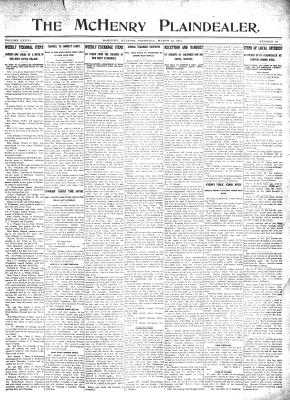 McHenry Plaindealer (McHenry, IL), 23 Mar 1911