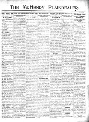 McHenry Plaindealer (McHenry, IL), 6 Apr 1911