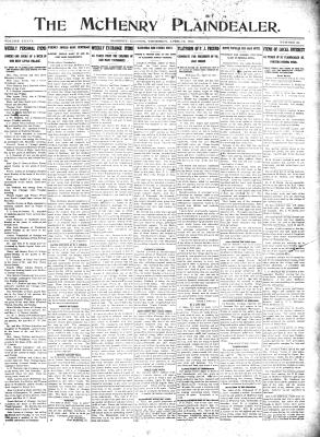 McHenry Plaindealer (McHenry, IL), 13 Apr 1911