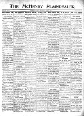 McHenry Plaindealer (McHenry, IL), 11 May 1911