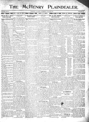 McHenry Plaindealer (McHenry, IL), 25 May 1911