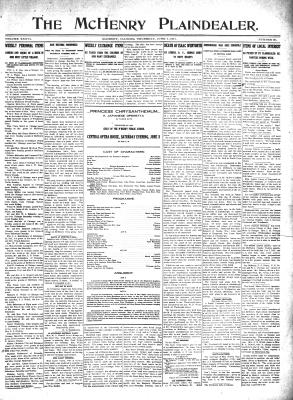 McHenry Plaindealer (McHenry, IL), 1 Jun 1911