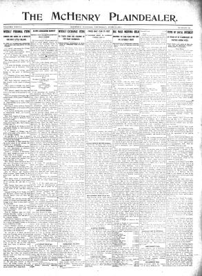 McHenry Plaindealer (McHenry, IL), 15 Jun 1911