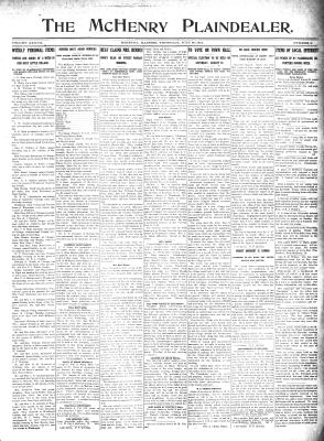 McHenry Plaindealer (McHenry, IL), 20 Jul 1911