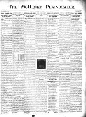 McHenry Plaindealer (McHenry, IL), 24 Aug 1911