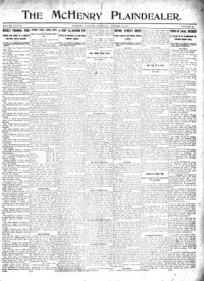 McHenry Plaindealer (McHenry, IL), 19 Oct 1911