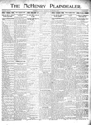 McHenry Plaindealer (McHenry, IL), 2 Nov 1911