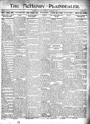 McHenry Plaindealer (McHenry, IL), 9 Nov 1911