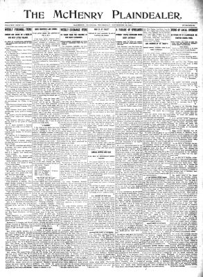 McHenry Plaindealer (McHenry, IL), 30 Nov 1911