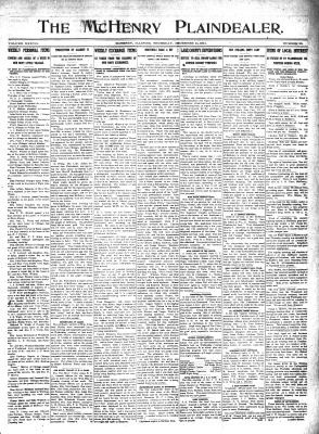 McHenry Plaindealer (McHenry, IL), 14 Dec 1911