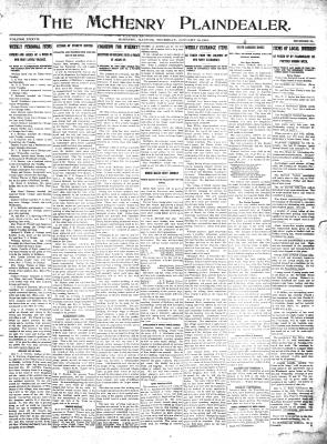 McHenry Plaindealer (McHenry, IL), 18 Jan 1912