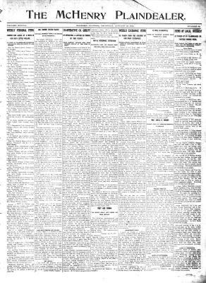 McHenry Plaindealer (McHenry, IL), 25 Jan 1912