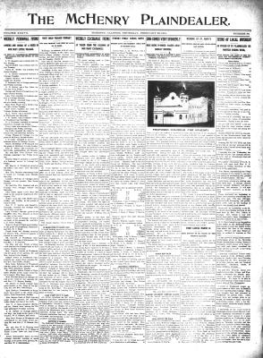 McHenry Plaindealer (McHenry, IL), 22 Feb 1912