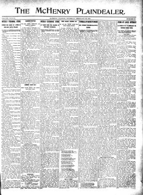 McHenry Plaindealer (McHenry, IL), 29 Feb 1912